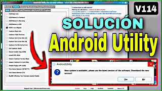 Solucion Android Utility No SCARD Edition  V114 Descargar E Instalar Android Utility [upl. by Marguerita425]