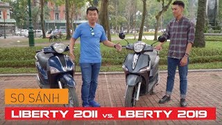 So Sánh PIAGGIO LIBERTY 2011 và LIBERTY 2019  Whatcarvn [upl. by Hake]