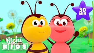 🐝 Canciones con La Abeja BeBe 🐝🌈 CANCIÓN INFANTIL  Bichikids en español [upl. by Adlai]