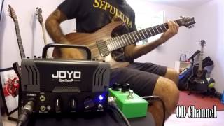 Joyo BantAmp Zombie  PlayTrough Maxon OD 808 [upl. by Nueoras]