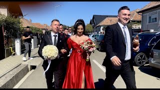 Strigaturi cu alaiul de nunta si sosire la mireasa Andreea Banta in Blaj  Vornic Sergiu Neamtu [upl. by Jr552]