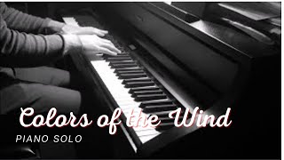 Pocahontas  Colors of the Wind piano cover [upl. by Aramat]