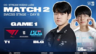 T1 VS BILIBILI GAMING  MAPA 1 DÍA 8  SWISS STAGE  WORLDS  2023  LEAGUE OF LEGENDS [upl. by Irim637]