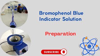 Bromophenol blue indicator solution 01 wv aqueous  Preparation [upl. by Labannah]