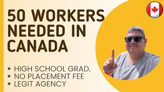 50 WORKERS NEEDED IN CANADA I HIGH SCHOOL GRADUATE I BUHAY SA CANADA [upl. by Ahsotan]