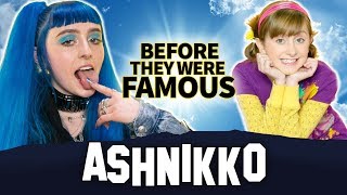 Ashnikko  Before They Were Famous  Tik Tok STUPID Viral Fame [upl. by Ellenahc]