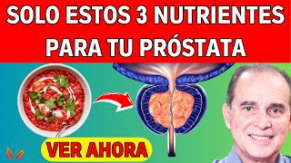 Solo 3 Nutrientes Para Ayudar A Prevenir Y Reducir La Inflamación De La Próstata  Frank Suárez [upl. by Imer]