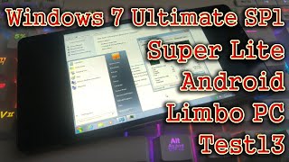 Limbo v2100x86 MS Windows 7 Ultimate SP1Super Lite On Android Running Test013PlayX [upl. by Adnor]