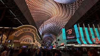 See the Worlds Largest Video Screen in Las Vegas at Fremont Street Experience [upl. by Naarah]