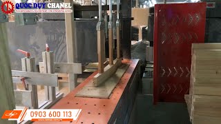 Wood Copy Shaper Machine  Linear CNC Profiling Machine [upl. by Bradwell]