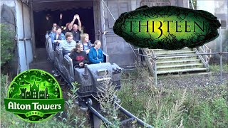 Th13teen Offride HD Alton Towers Resort [upl. by Clarette]