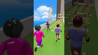 Help Nick Ladder Run Challenge in Scary Teacher 3D [upl. by Teeter]