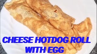 CHEESE HOTDOG ROLL WITH EGG FOR CATS 😅 [upl. by Avon]