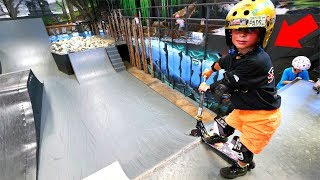 INSANE 6 YEAR OLD ATTEMPTS SCOOTER WORLD FIRST [upl. by Martha601]