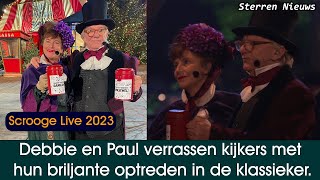 Scrooge Live 2023 Debbie en Paul verrassen kijkers met hun briljante optreden in de klassieker [upl. by Nodnart]