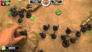 Trollboods vs Cryx Warmachine Battle Report  Beat the Cooler Ep 98 [upl. by Arrol564]