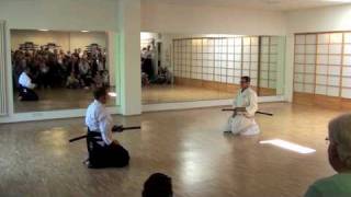 Mugai Ryu Iaido Kata  Tenshinkai Dojo Köln Opening Ceremony [upl. by Aissila823]