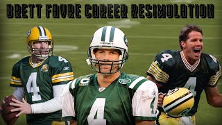 Brett Favre Career Resimulation l Madden NFL 25 [upl. by Yrelle]