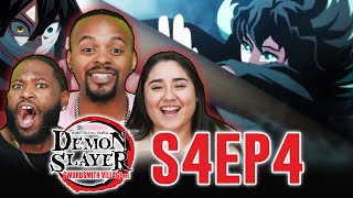 Demon Slayer Season 4 Episode 4 Reaction [upl. by Nesyrb323]