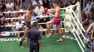 Damien Alamos vs Laemtong Tor Ponchai  Bangla Boxing Stadium 412013 [upl. by Milli]