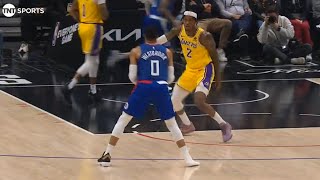 Russell Westbrook only needed one shoe on to hit this 3 vs Lakers 😂 [upl. by Archy]