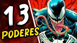 13 Poderes do SIMBIONTE VENOM  o Inimigo Mortal do HOMEM ARANHA [upl. by Haase]