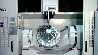 Okumas 5Axis Vertical Machining Center MU500VA [upl. by Nivart]