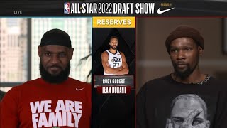 The Full 2022 NBA AllStar Draft Show 💎 [upl. by Seuqirdor]