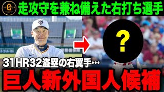 【助っ人候補⑧】補強第2弾！今季マイナーで31HR32盗塁を決めた大型外野手！右翼とパワーを兼ね備えた巨人が求める人材【プロ野球  巨人  NPB】 [upl. by Banna]