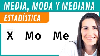 MEDIA MODA y MEDIANA 📊 Estadística [upl. by Leffert132]