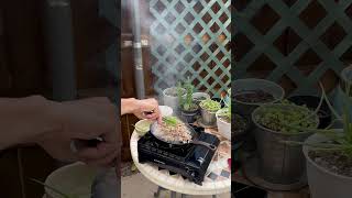 Fore Winds my favorite portable stove iwatani portablestove porksisig sizzlingplate fourwinds [upl. by Nnire]