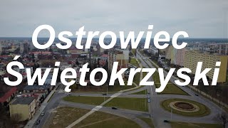 Ostrowiec Świętokrzyski z drona  Ostrowiec Świętokrzyski z lotu ptaka DJI 4k [upl. by Ennaecarg]