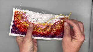 Rhythm in Cross Stitch A Waldorf Handwork Educators Free Tip Friday Original [upl. by Hennahane]