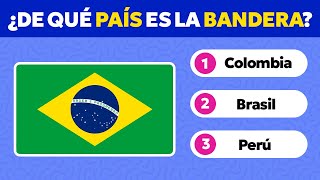 Adivina el País Por LA BANDERA 🇫🇲 Quiz de Cultura 🧠 Parte 1 [upl. by Aipmylo]