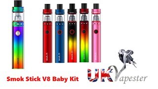 Smok Stick V8 Baby Kit Review [upl. by Enelyt448]