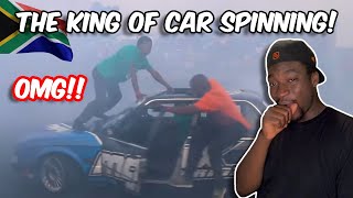 CANADIAN REACTS TO THE KING OF CAR SPINNING IN SOUTH AFRICA😱😨 southafrica Car amapiano wild [upl. by Noillimaxam]