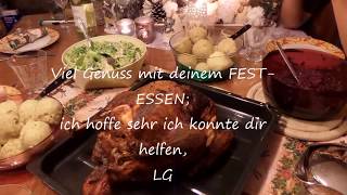 DIY WEIHNACHTS GANS amp PUTE SELBER KOCHEN leicht gemacht [upl. by Sacrod]