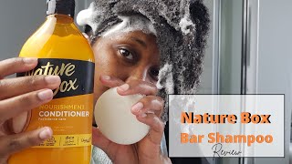 Review Nature Box Bar Shampoo amp Conditioner Op Kroeshaar  Is Het Wat [upl. by Neetsirk551]