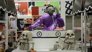 2019 DJ Skeleton Halloween prop  Target Bellingham [upl. by Eleira]