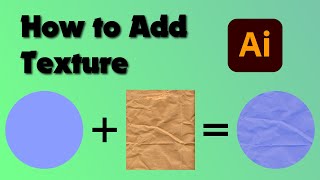 How to Add Textures in Illustrator [upl. by Allbee378]