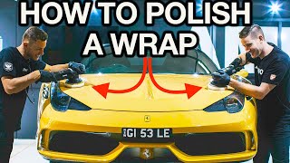 How To Polish Vinyl Wrap For Cars Best Tips amp Tricks To Remove Scratches [upl. by Rebmak]