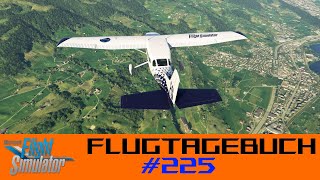 MSFS Flugtagebuch 225  PA28T u T207A  EDDMLSZRLSZB MünchenAltenrheinBern [upl. by Tengdin13]