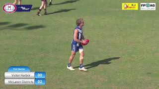 2024 GSFL Second Semi Final  Victor Harbor V McLaren Districts [upl. by Tevlev496]