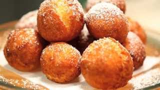 Frittelle  Italian Carnival Fritters recipe  collaboration with DifferentTaste [upl. by Glory]