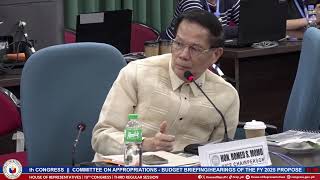 COMMITTEE ON APPROPRIATIONS  BUDGET BRIEFINGHEARINGS OF THE FY 2025 PROPOSED BUDGET DAR [upl. by Ativoj]