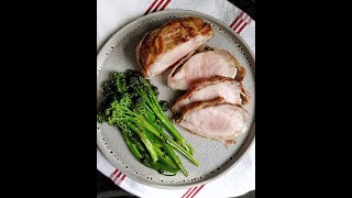 bacon wrapped pork roast [upl. by Atnovart20]