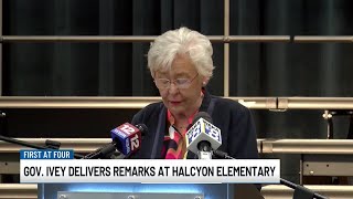 Gov Ivey speaks at Halcyon Elementary [upl. by Eugenius999]