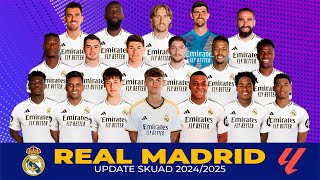 REAL MADRID SQUAD 202425 PEMAIN BARU TRANSFER MUSIM 202425 [upl. by Vary]