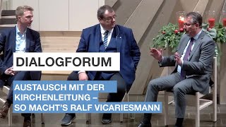 Dialogforum 2022 Austausch mit der Kirchenleitung – so macht’s Ralf Vicariesmann [upl. by Ahsiniuq]