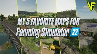 5 Musttry Maps For Farming Simulator 22 [upl. by Lauer982]